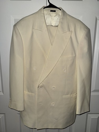 Cream white pacelli suit - white, xl