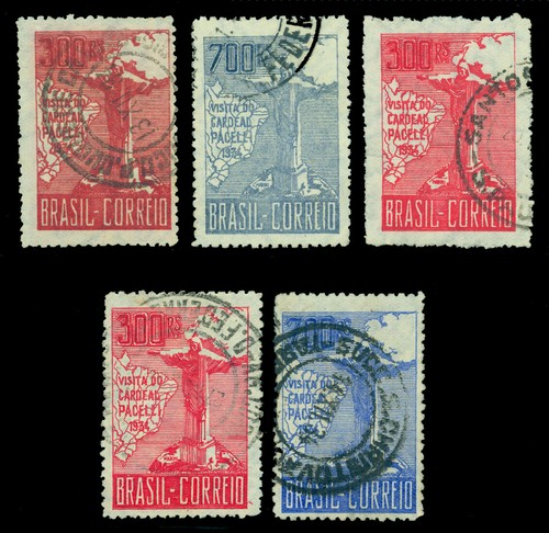Brazil 1934 cardinal pacelli - brazil,